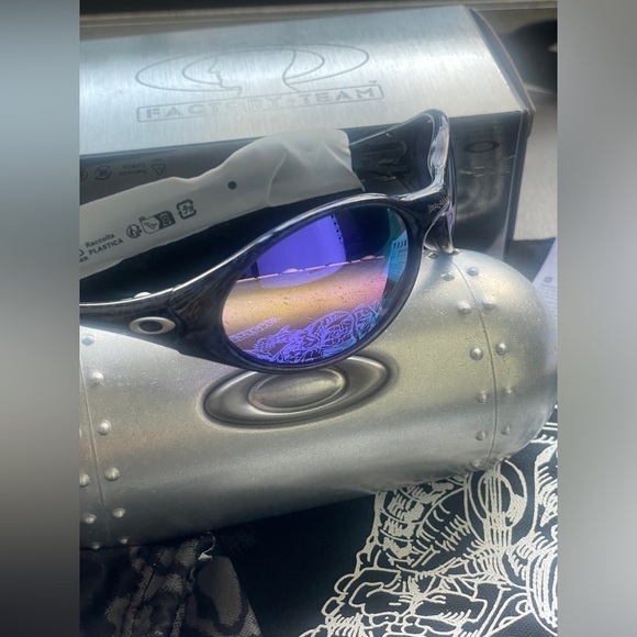 NEW 2024 BRAIN DEAD X OAKLEY Eye Jacket Prizm Violet Lens W/Brain Dead TOTE BAG! - Picture 5 of 11